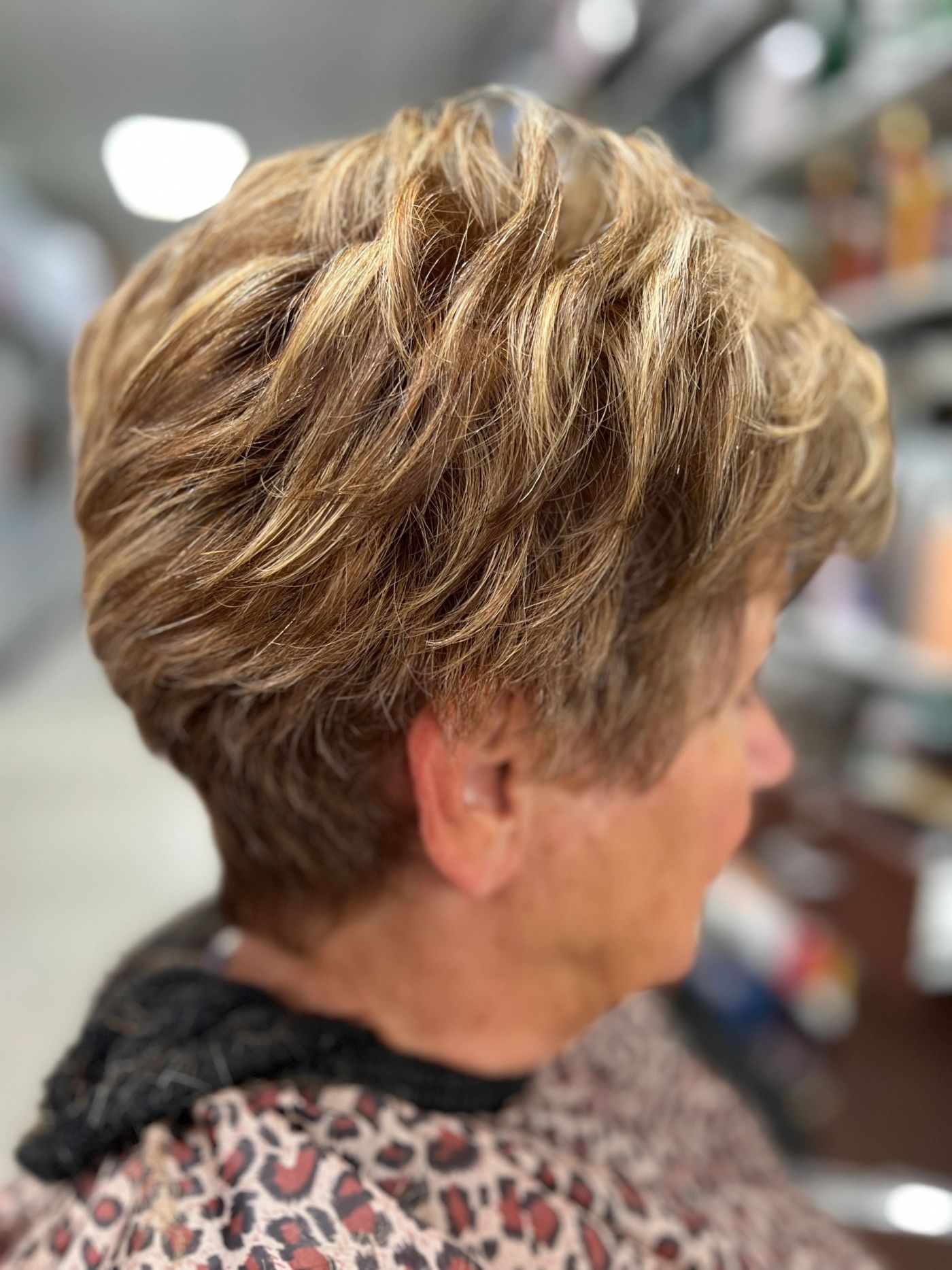 Long layered cut with soft movement