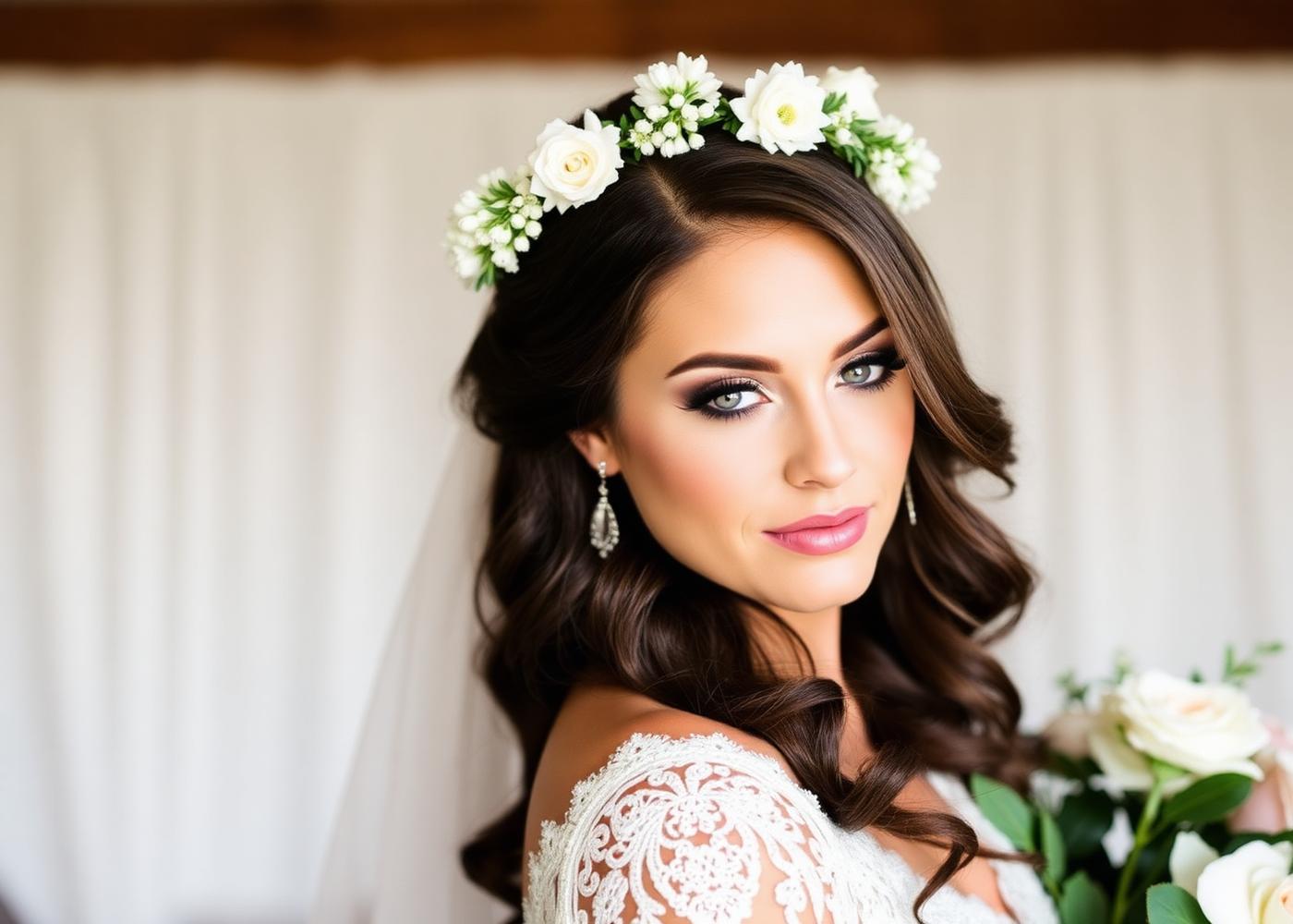 Bridal hair and makeup by Hair Unlimited
